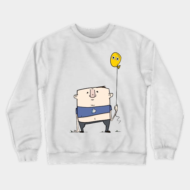 Mr. happy Crewneck Sweatshirt by aBe